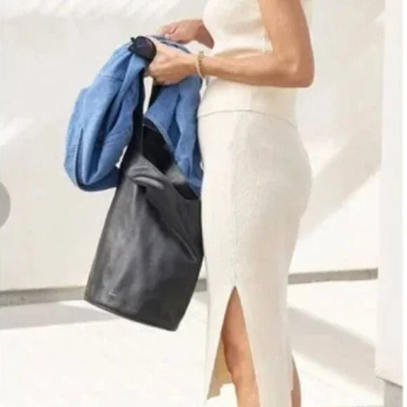 AYR The Curator Ribbed Knit Skirt Size Medium - Picture 3 of 5